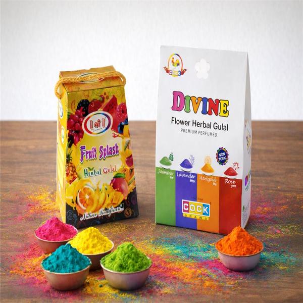 Holi Premium Herbal Colour Combo