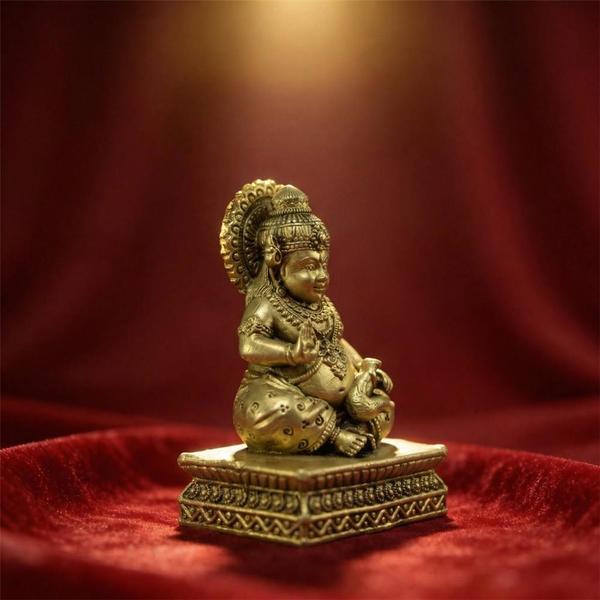 Dhan Kuber Brass Murti – Lord Kuber Idol for Wealth & Prosperity