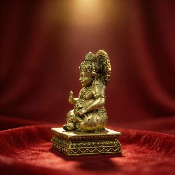 Dhan Kuber Brass Murti – Lord Kuber Idol for Wealth & Prosperity