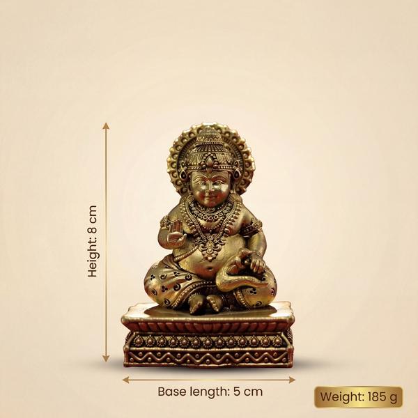 Dhan Kuber Brass Murti – Lord Kuber Idol for Wealth & Prosperity