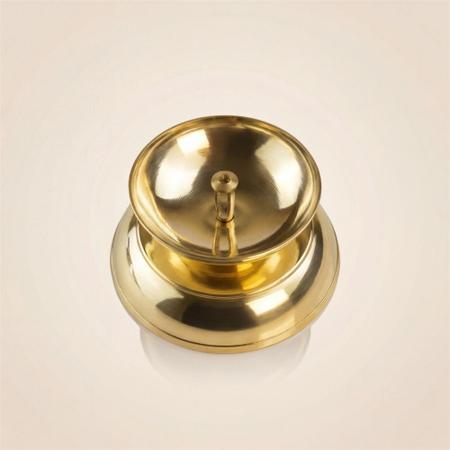 Pure Brass Diya for Temple and Daily Worship