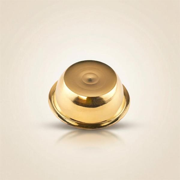 Pure Brass Puja Bowl for Ritual Use, Brass Katori for Mandir, Bhog and Daily Utility