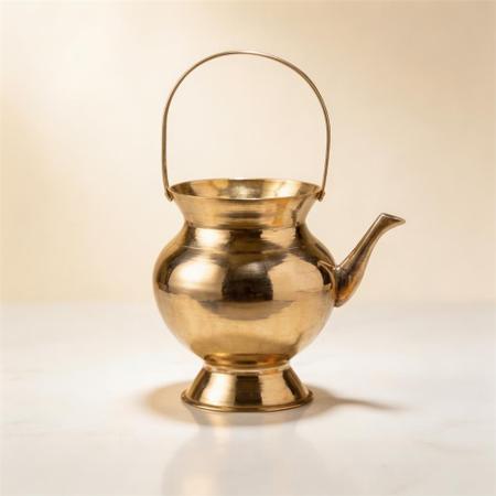 Brass Kamandalu Kalash for Puja, Abhishek and Mandir Ceremonies