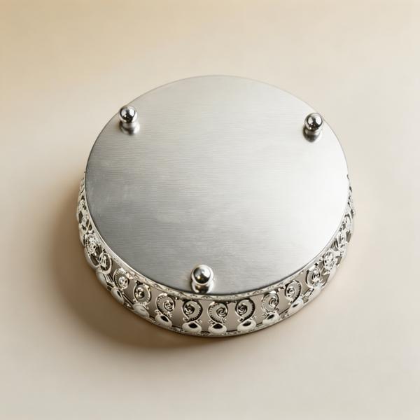 Silver Plated Kamdhenu Decorative Bowl for Puja | Sacred Cow Return Gift Bowl for Home Decor, Festive Use and Pooja Rituals
