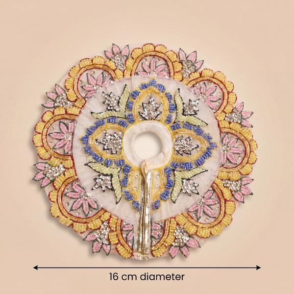 Handmade Bal Gopal Dress Set with Mukut | Heavy Embroidered Laddu Gopal Poshak for Janmashtami, Puja and Temple Shringar 8 inch