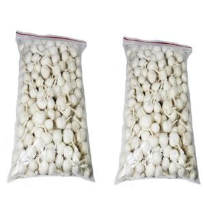 Cotton Wicks for Diya/ Diya batti (Round, Kesar White)- Pack of 500 (250 in each pack)- For Pooja Aarti