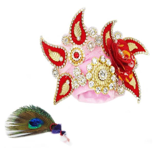 Laddu Gopal Deity Dress with shringaar set - Pack of 1- Size- 2 (Diameter - 6 inches)