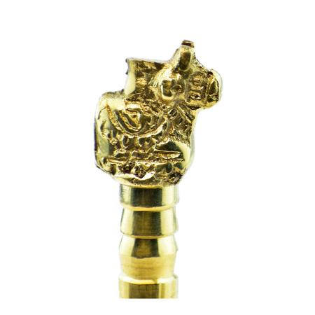 Traditional Brass Bell | Ghanti for Pooja | Worship for Temple Home Nandi Bell Height 4.5 inch (195gm)