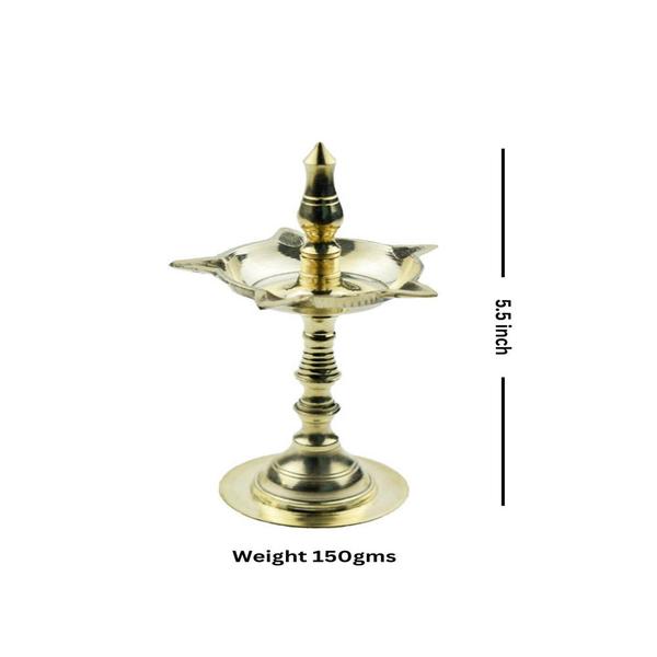 Kerala Diya Oil Lamp Stand for Puja Home Decoration Items Annam Kuthu Vilakku for Pooja Room Temple Festival Gifts Indian Puja Articles Decor