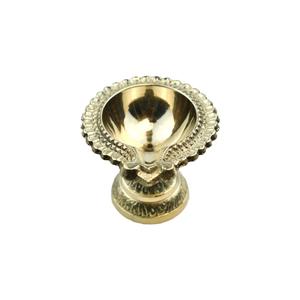 Brass Dhan Kuber Diya With Stand for Daily Puja & Festival Time, Traditional Kuber Deepak for Home,Temples,Office, Festive Gifts|Unique Decorative Item 94Gms