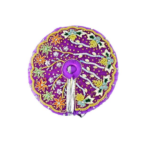 Traditional Purple Laddu Gopal Ji Dress for Janmashtami