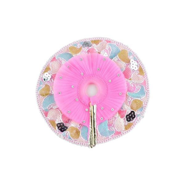 Laddu Gopal Handmade Pink Poshak l Ladoo Gopal Dress l Bal Gopal l Kanha Ji Thakur Ji Heavy Dress Size 6 Inches