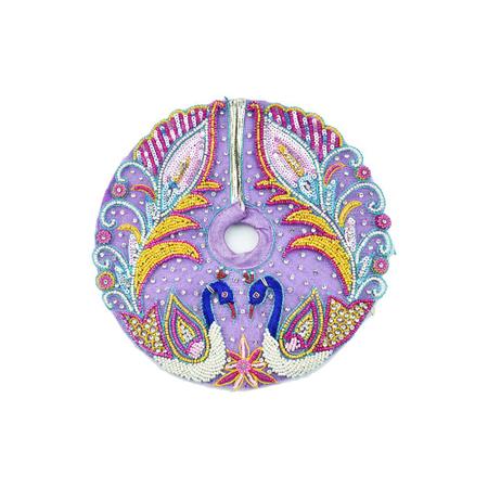 Laddu Gopal Purple Poshak with Pagdi Patka l Ladoo Gopal Dress l Bal Gopal l Kanha Ji Thakur Ji ( Size 8 inch)