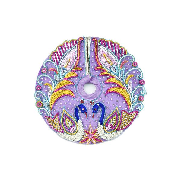 Laddu Gopal Purple Poshak with Pagdi Patka l Ladoo Gopal Dress l Bal Gopal l Kanha Ji Thakur Ji ( Size 8 inch)