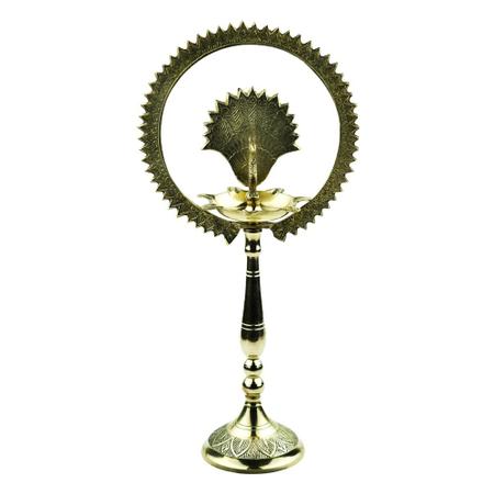 Brass Mayur Diya