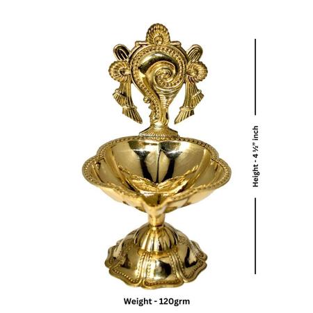 Brass Sankha Diya