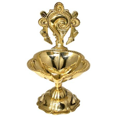 Brass Sankha Diya