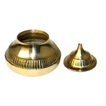 Traditional Plain Brass Sindoor Dibbi