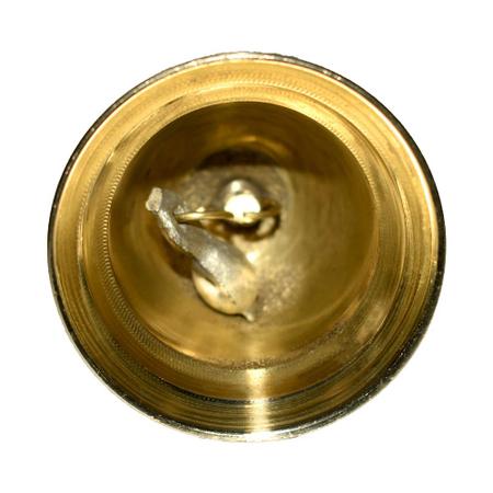 Handcrafted Brass Pooja Bell with Traditional Art