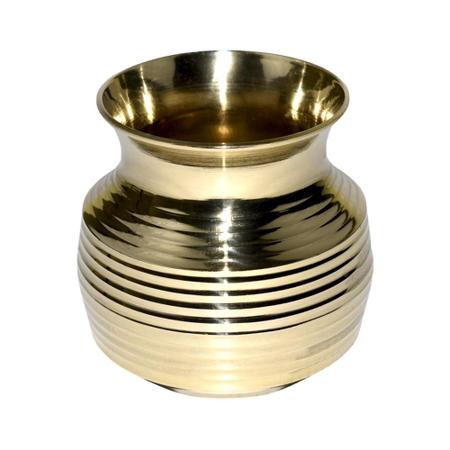 Pure Brass Plain Pooja Kalash