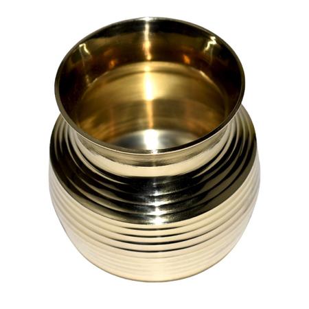 Pure Brass Plain Pooja Kalash