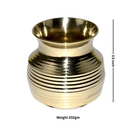Pure Brass Plain Pooja Kalash