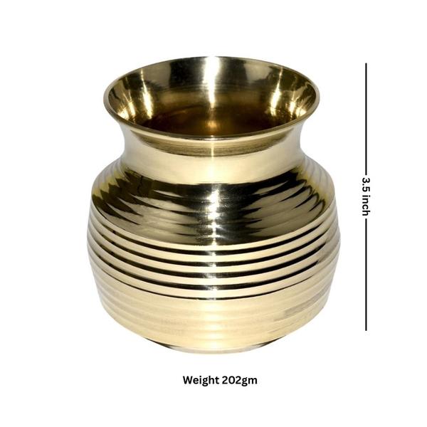 Pure Brass Plain Pooja Kalash
