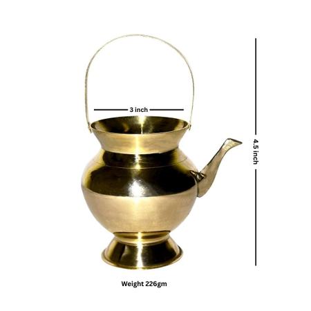 Brass Kamandalu Kalash for Shiv Abhishek